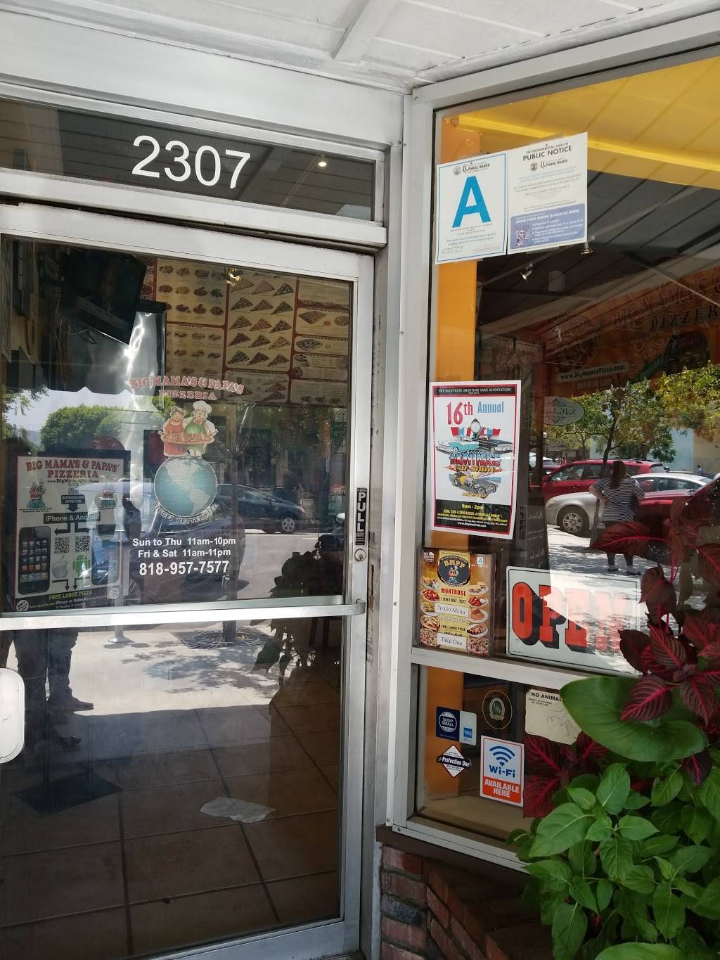 Big Mamas & Papas Pizzeria - Montrose | restaurant | 2307 Honolulu Ave, Montrose, CA 91020, USA | 8189577577 OR +1 818-957-7577