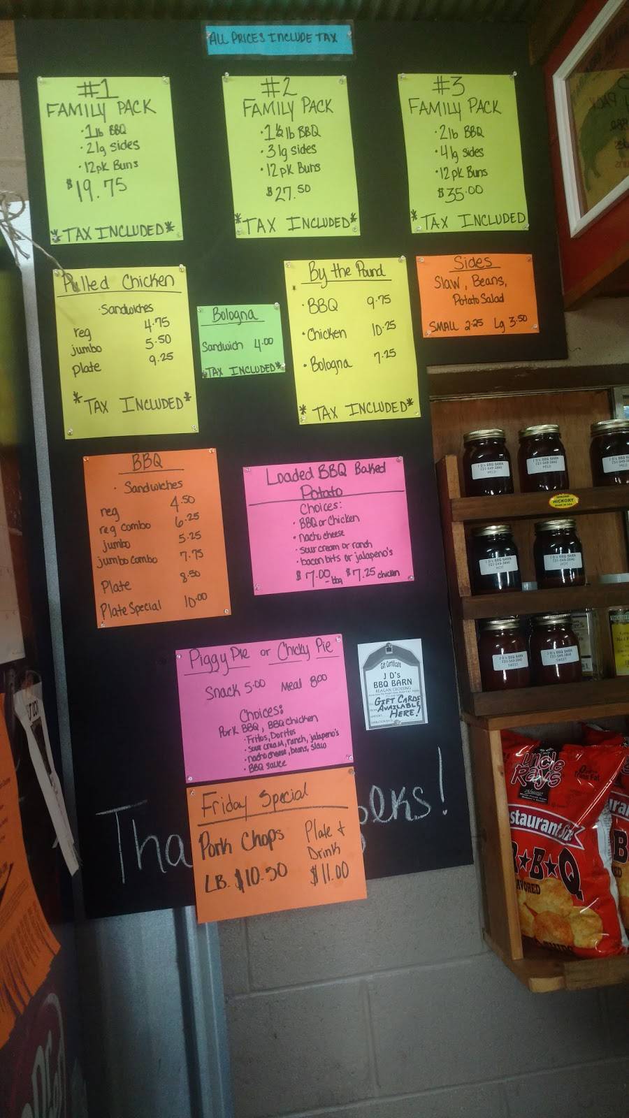 JDs BBQ Barn | restaurant | 5840 TN-100, Reagan, TN 38368, USA | 7315493840 OR +1 731-549-3840