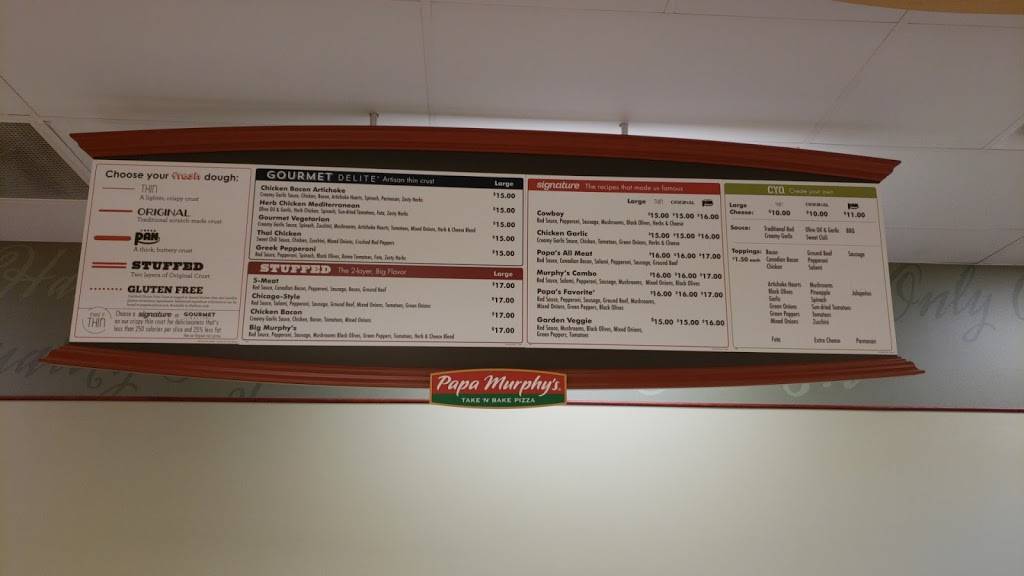 Papa Murphys Take N Bake Pizza | meal takeaway | 6339 E Greenway Rd #111, Scottsdale, AZ 85254, USA | 4809481441 OR +1 480-948-1441