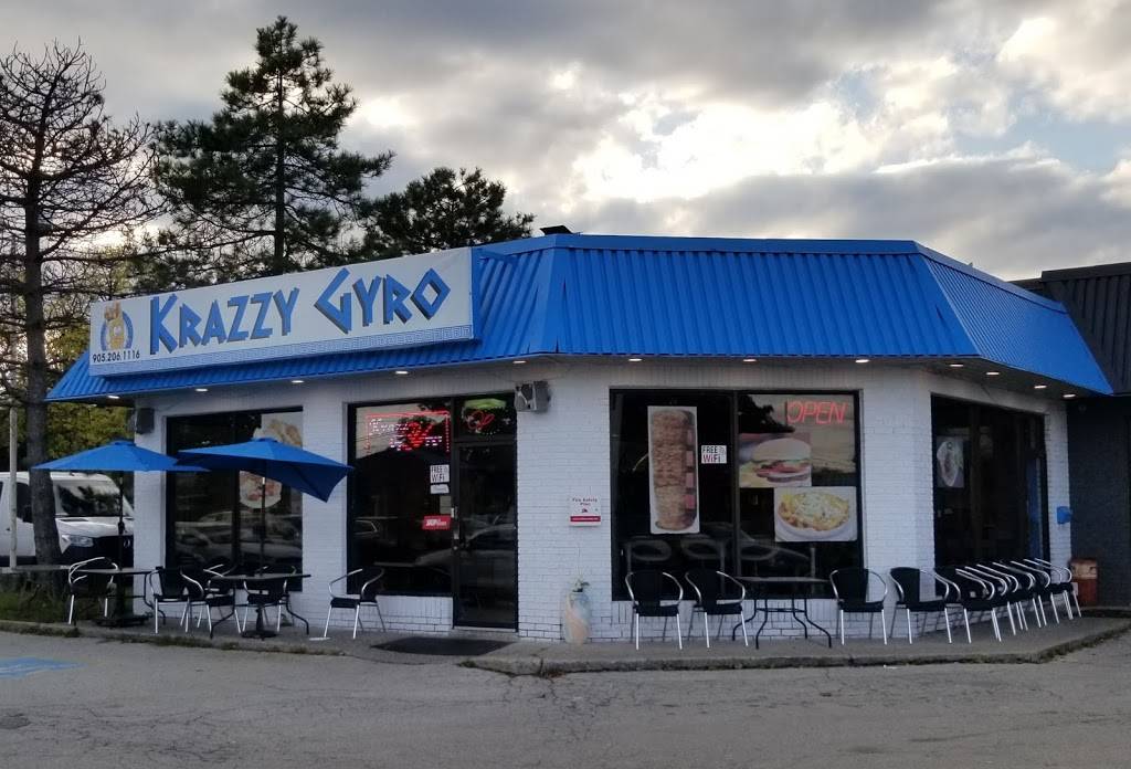 Krazzy Gyro | restaurant | 2121 Dundas St E, Mississauga, ON L4X 1M3, Canada | 9052061116 OR +1 905-206-1116