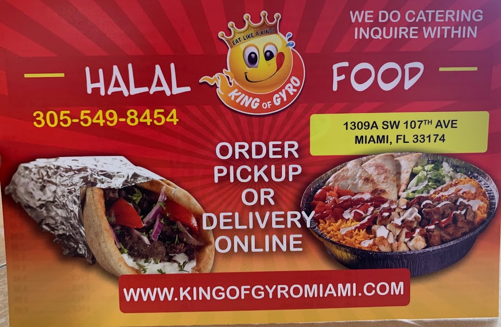 King of Gyro Miami | restaurant | 1309A SW 107th Ave, Miami, FL 33174, USA | 3055498454 OR +1 305-549-8454