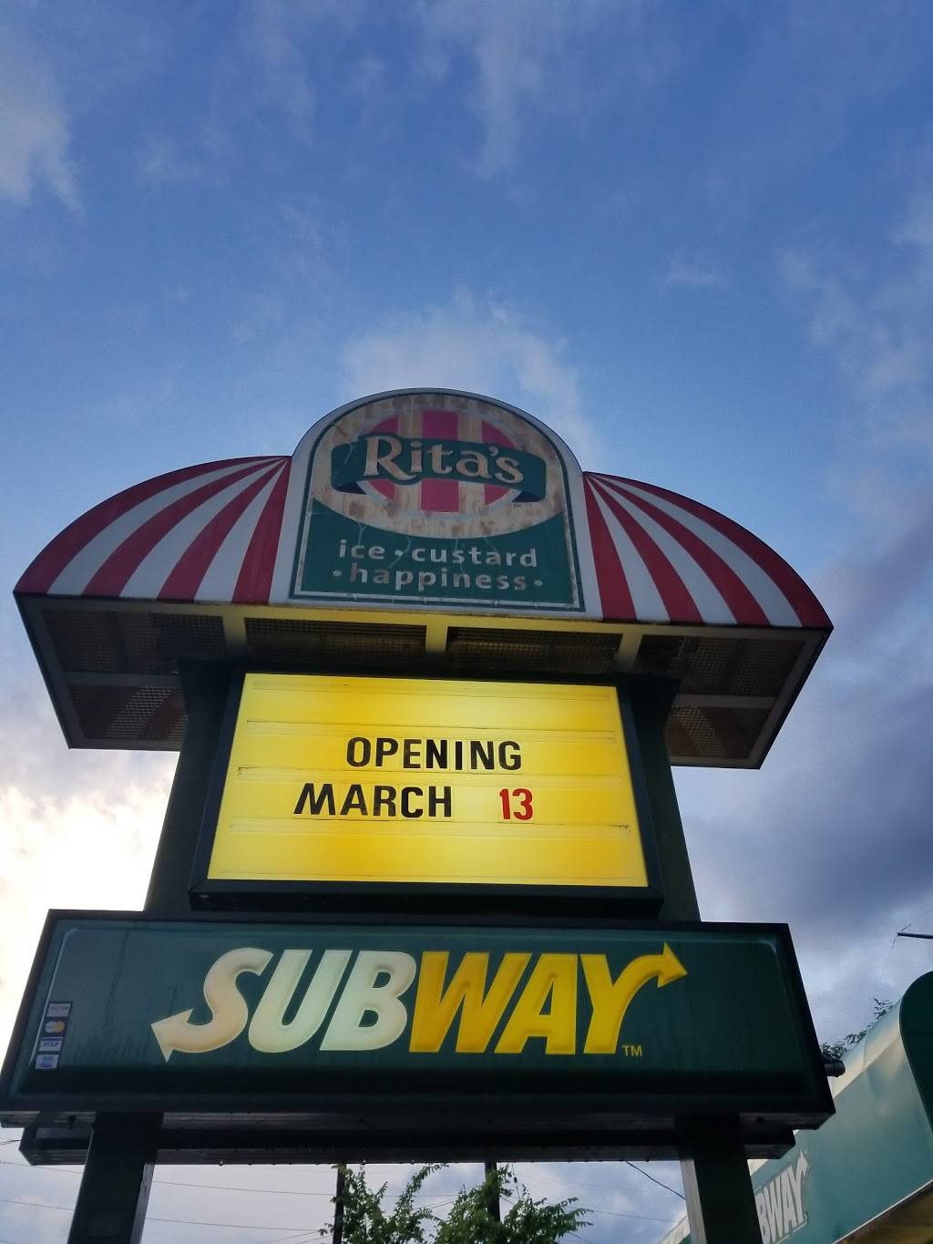 Ritas Italian Ice & Frozen Custard | restaurant | 111 Terrill Rd, Plainfield, NJ 07062, USA | 9083223314 OR +1 908-322-3314