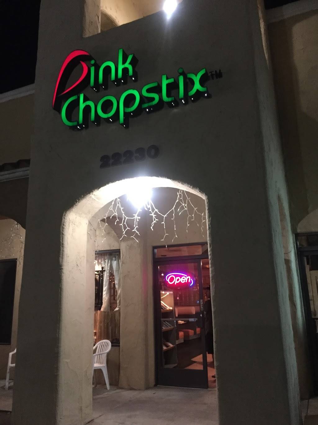 Pink Chopstix | restaurant | 22230 La Palma Ave, Yorba Linda, CA 92887, USA | 7146922828 OR +1 714-692-2828
