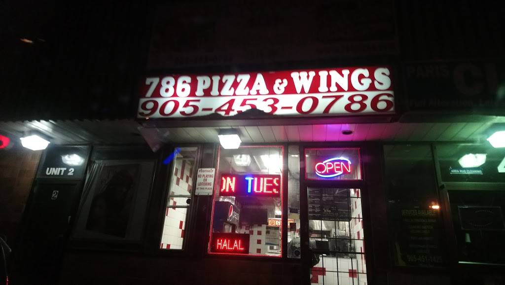 786 Pizza & Wings | restaurant | 400 Queen St W, Brampton, ON L6X 1B3, Canada | 9054530786 OR +1 905-453-0786