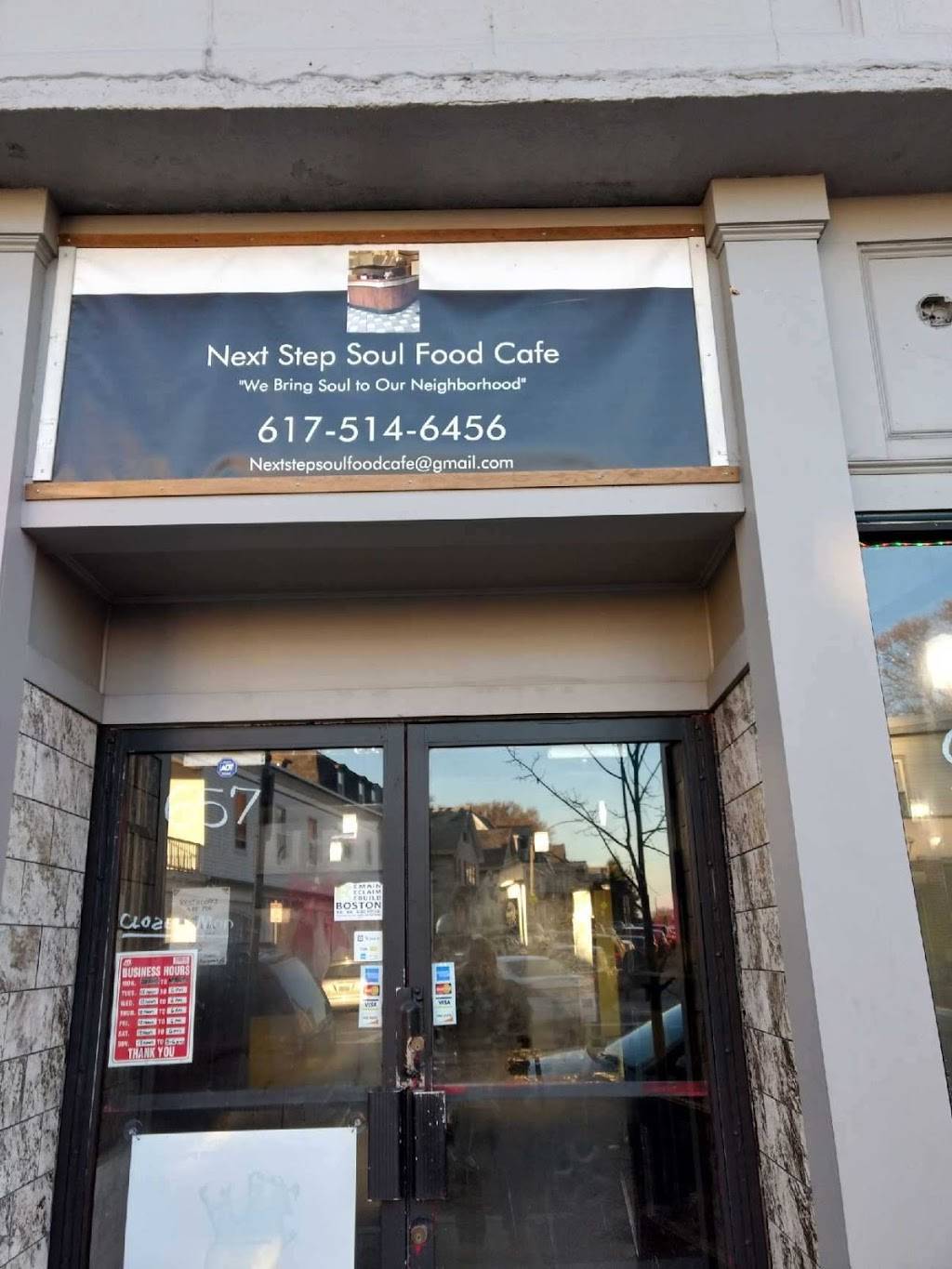 Next Step Soul Food Cafe | restaurant | 657 Washington St, Boston, MA 02124, USA | 6175146456 OR +1 617-514-6456