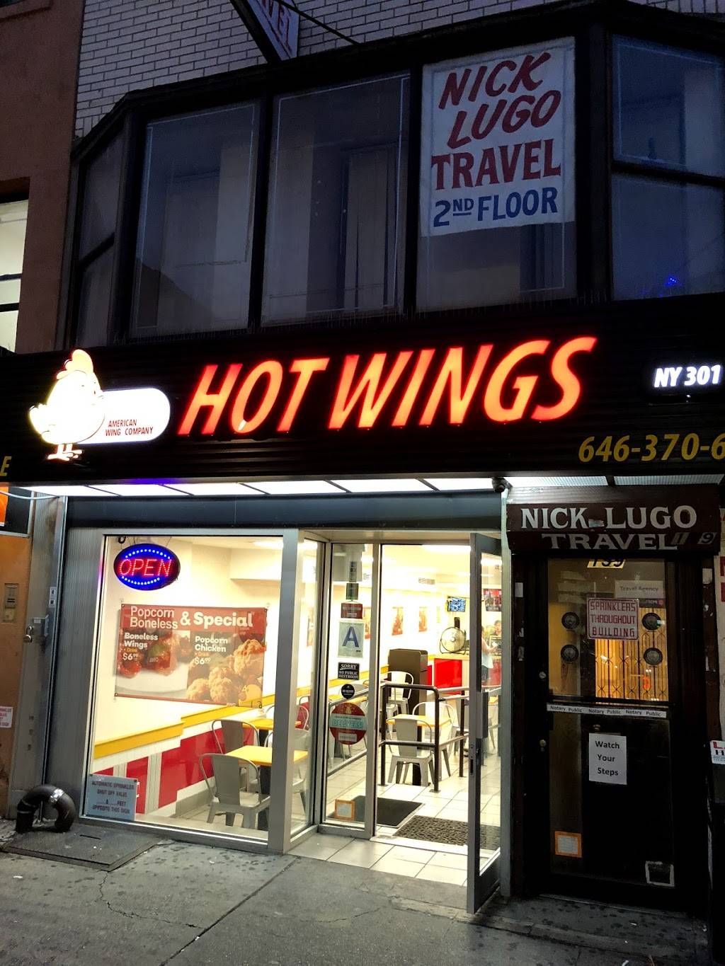 American Wing Company | restaurant | 159 E 116th St, New York, NY 10029, USA | 6463706640 OR +1 646-370-6640