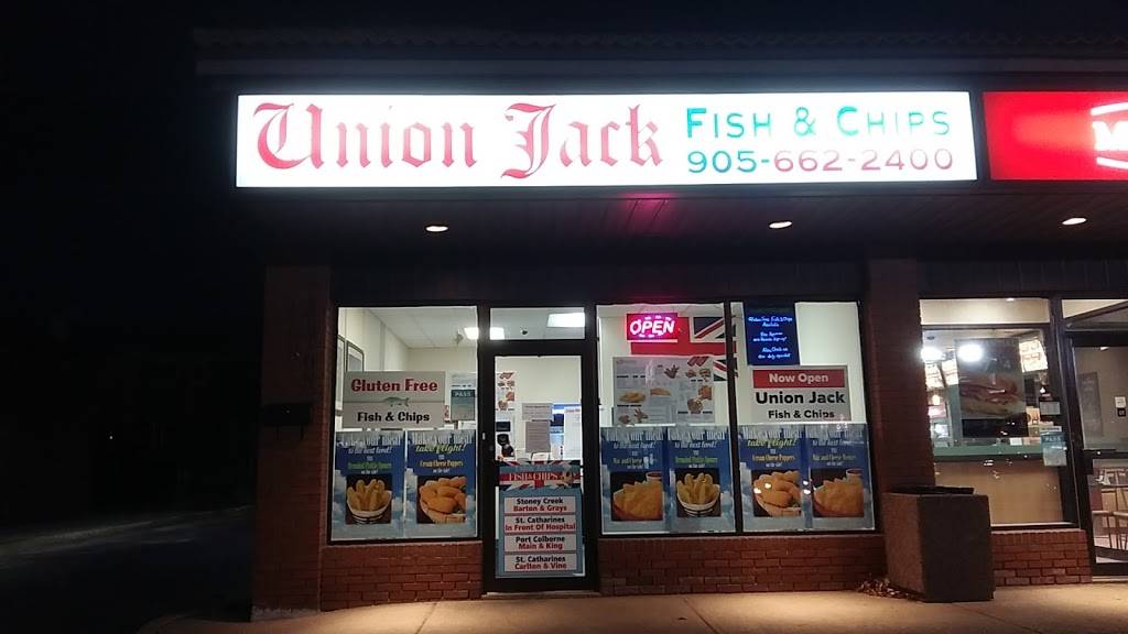 Union Jack Fish & Chips LTD Stoney Creek | restaurant | 168 Barton St, Stoney Creek, ON L8E 4V6, Canada | 9056622400 OR +1 905-662-2400