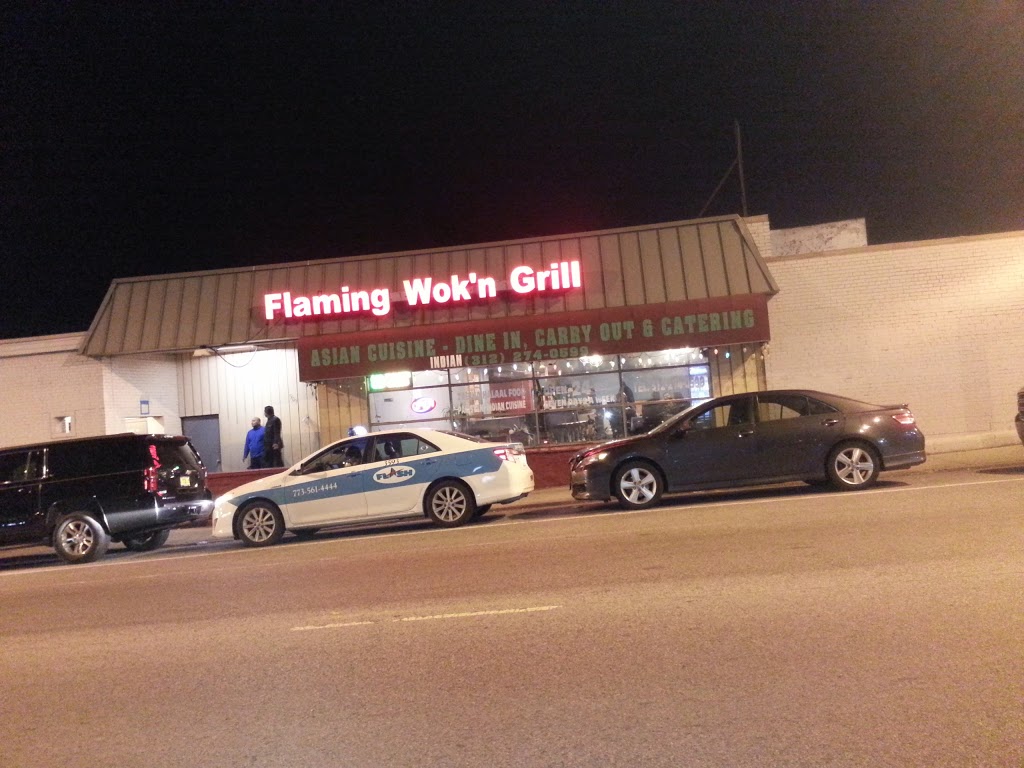 Flaming Wok N Grill | restaurant | 903 N Halsted St, Chicago, IL 60642, USA | 3122740599 OR +1 312-274-0599