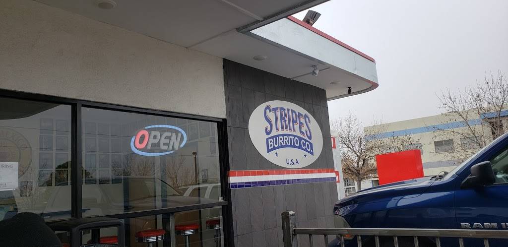 Stripes Burrito Co | restaurant | 2204 Menaul Blvd NE, Albuquerque, NM 87107, USA | 5058815151 OR +1 505-881-5151