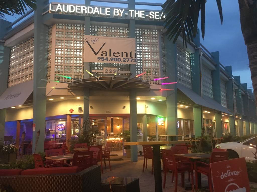 Cafe Valenti | restaurant | 222 Commercial Blvd Suite 103, Fort Lauderdale, FL 33308, USA | 9549002773 OR +1 954-900-2773