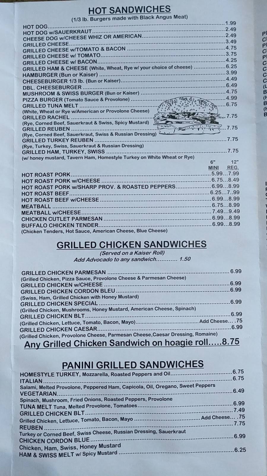 Sleepy Hollow Delly | restaurant | 23 E Springfield Rd, Springfield, PA 19064, USA | 6105439651 OR +1 610-543-9651