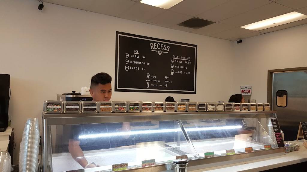Recess Italian Ice Desserts | restaurant | 2390 Almaden Rd #30, San Jose, CA 95125, USA | 4088419134 OR +1 408-841-9134