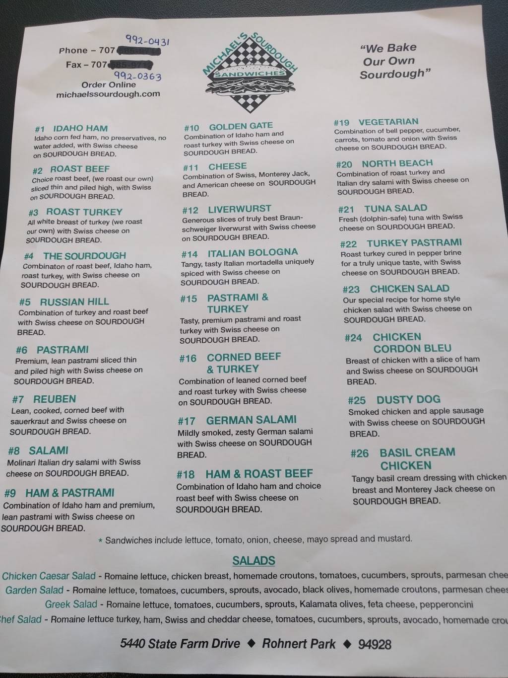 Michaels Sourdough | restaurant | 7285 Snyder Ln, Rohnert Park, CA 94928, USA | 7079920431 OR +1 707-992-0431
