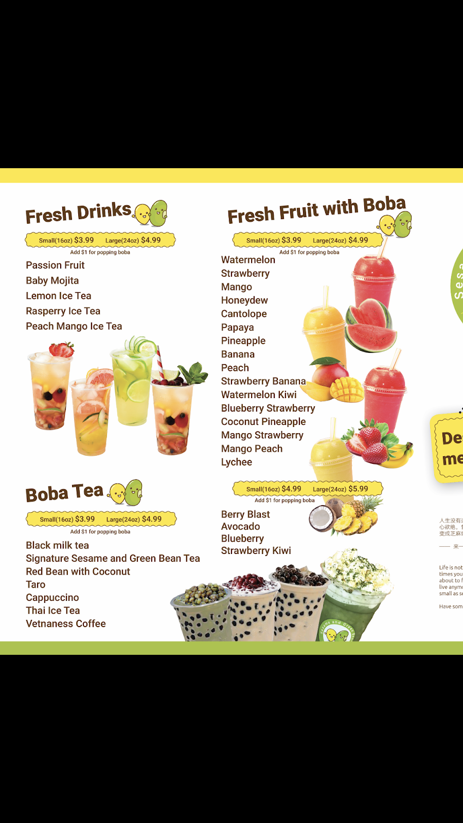 Sesame and Green Bean | meal takeaway | 12809 Foothill Blvd, Rancho Cucamonga, CA 91739, USA | 3236158836 OR +1 323-615-8836