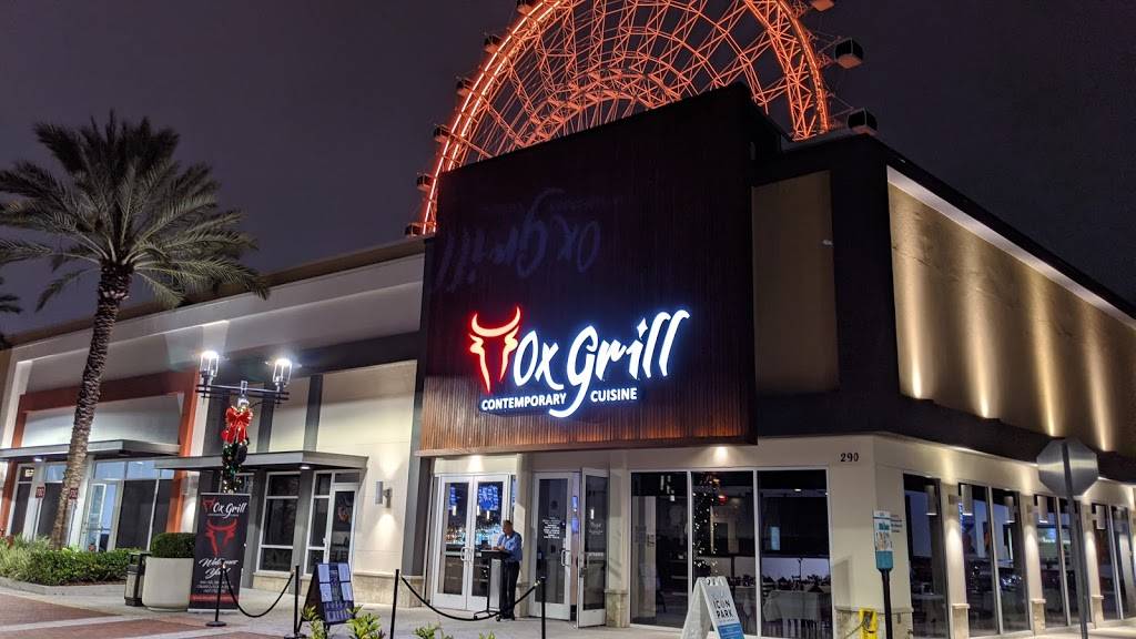 Ox Grill Restaurant | restaurant | 8441 International Dr #290, Orlando, FL 32819, USA | 4077305282 OR +1 407-730-5282