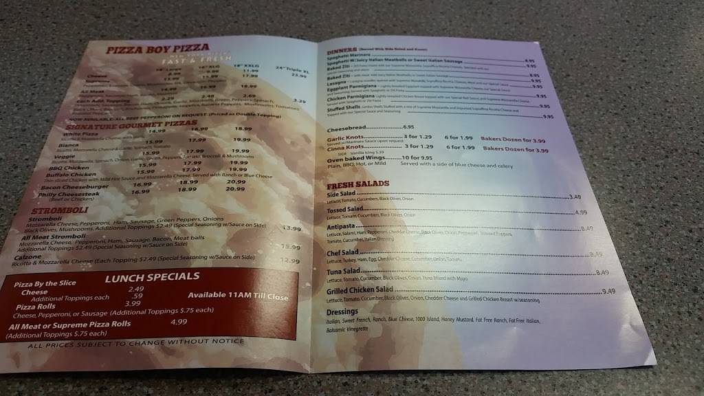 Pizza Boy Pizza | restaurant | 618 S Marion Ave, Lake City, FL 32025, USA | 3867196488 OR +1 386-719-6488