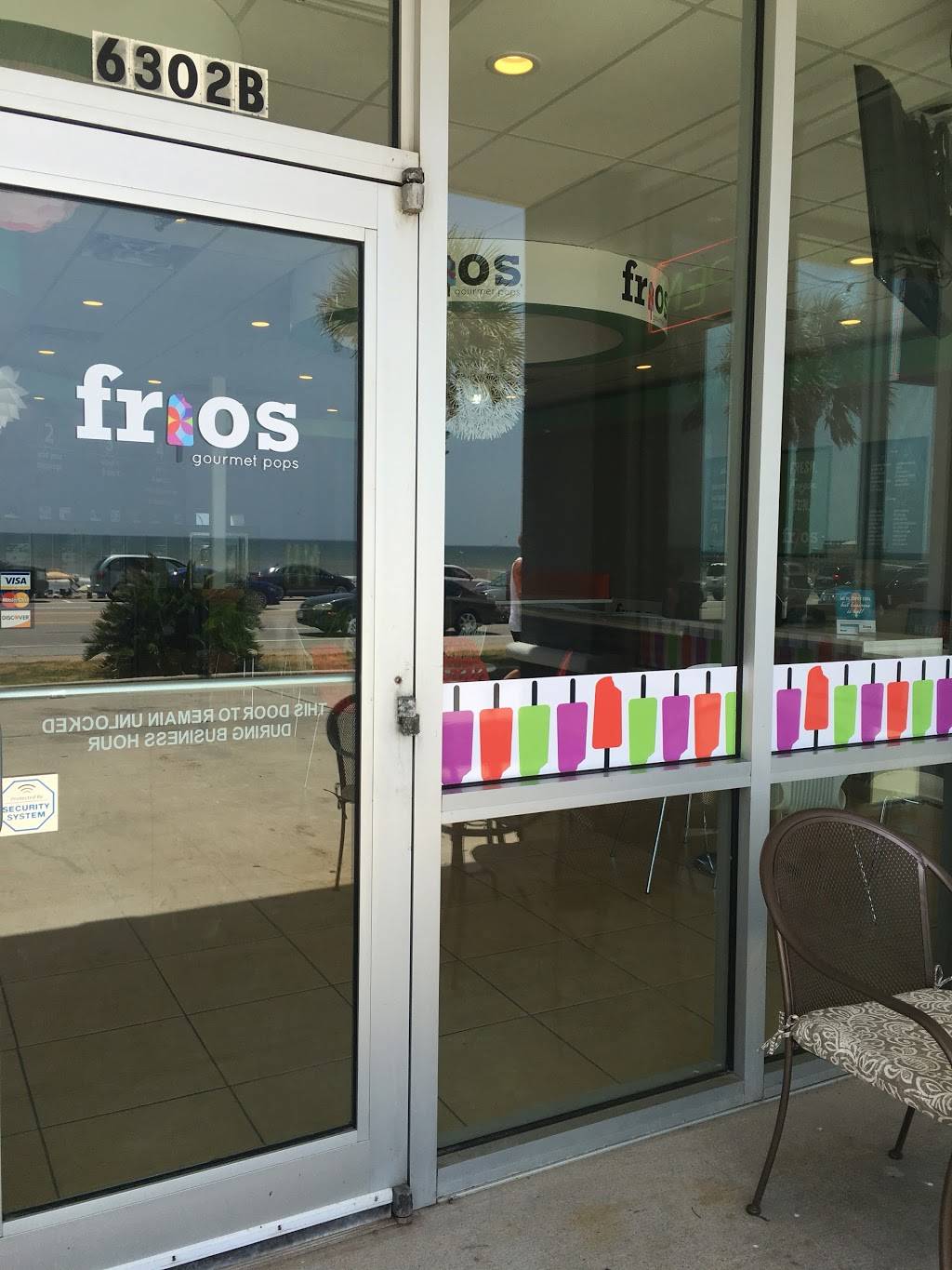 Frios Gourmet Pops | restaurant | 6302 Seawall Blvd, Galveston, TX 77551, USA | 4094972956 OR +1 409-497-2956