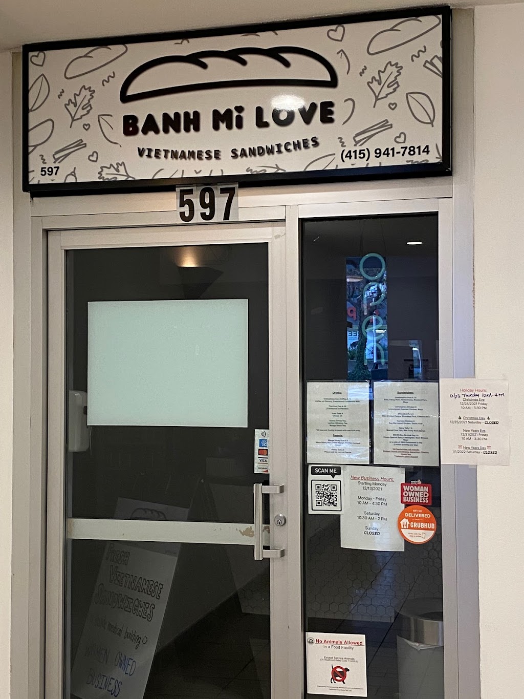 Banh Mi Love | restaurant | 597 Buckingham Way, San Francisco, CA 94132, USA | 4159417814 OR +1 415-941-7814