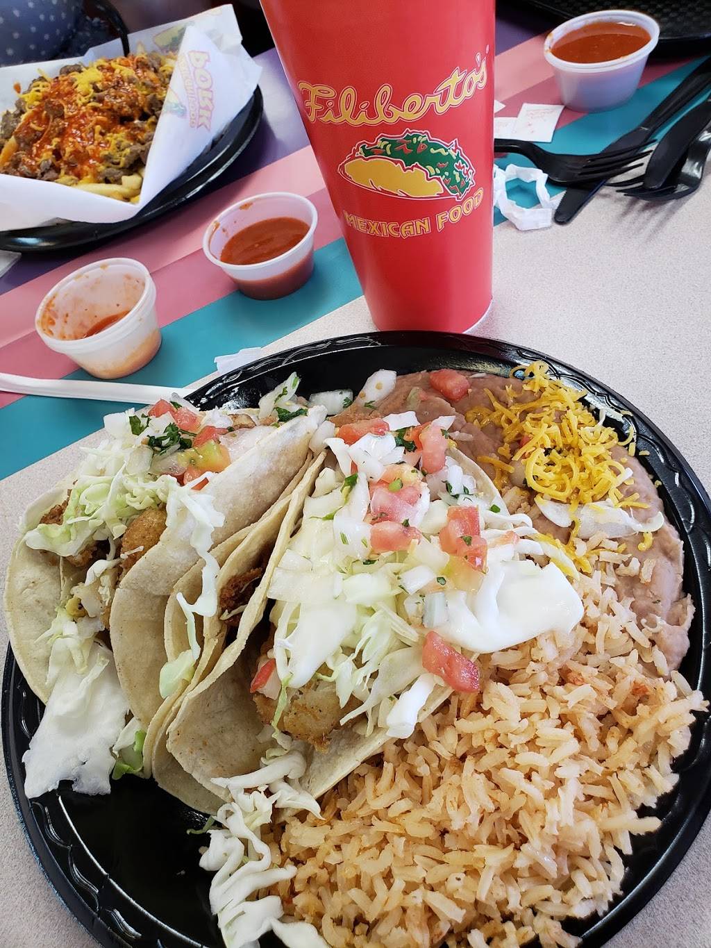 Filibertos Mexican Food | restaurant | 6728 E Main St, Mesa, AZ 85205, USA | 4808547688 OR +1 480-854-7688