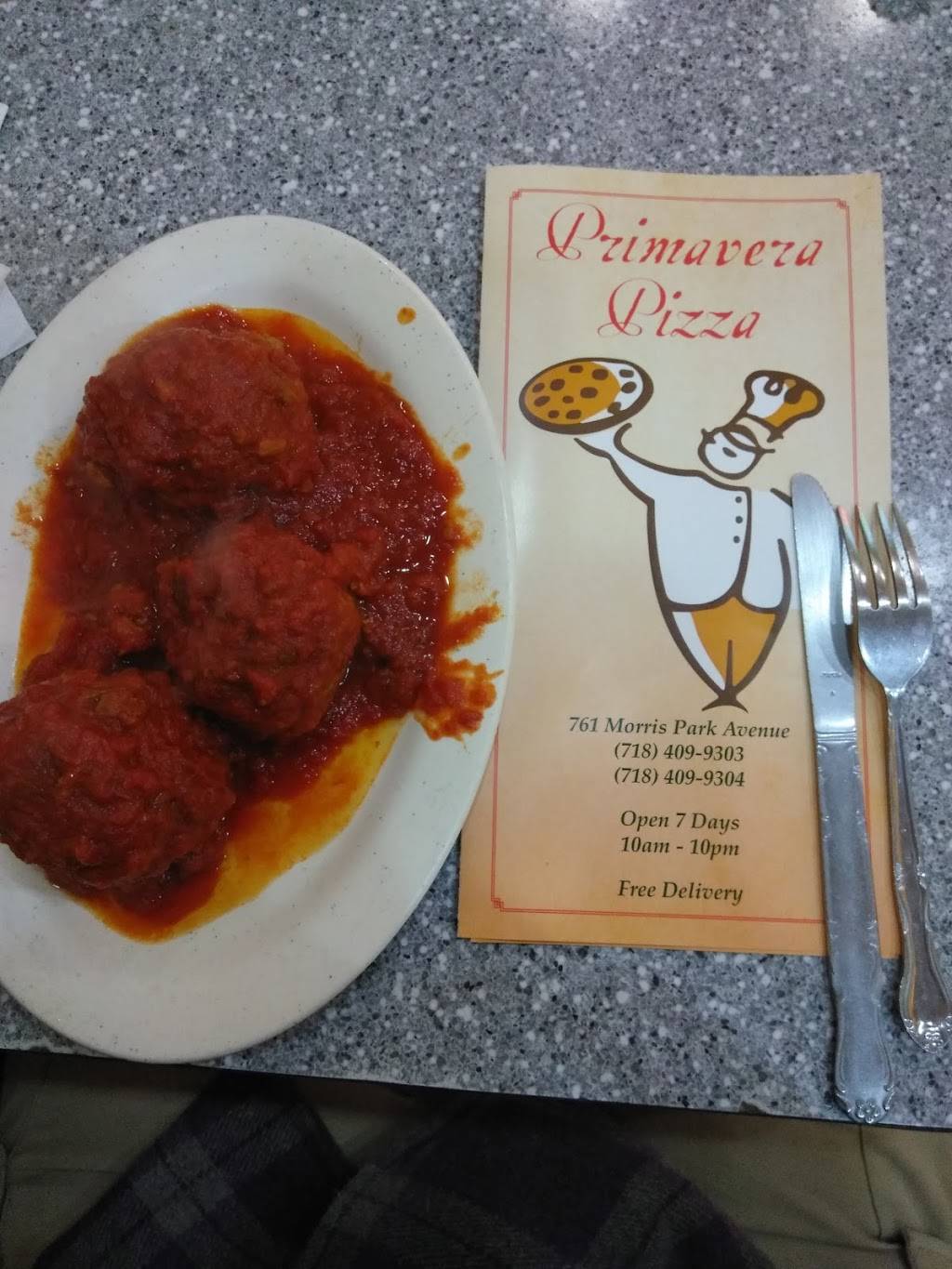 Primavera Pizza | restaurant | 761 Morris Park Ave, Bronx, NY 10462, USA | 7184099303 OR +1 718-409-9303