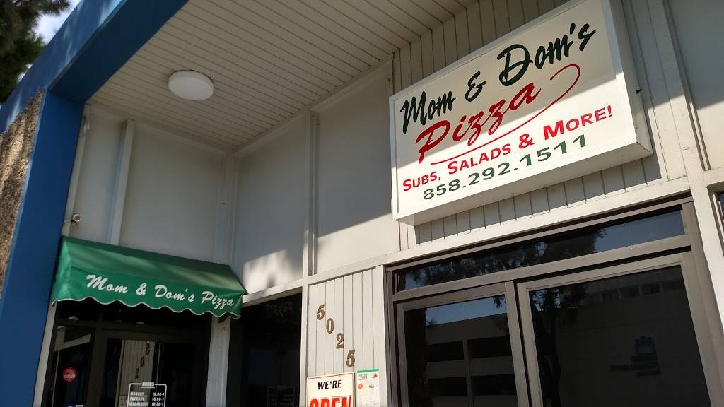 Mom & Doms Pizza | restaurant | 5025 Shawline St, San Diego, CA 92111, USA | 8582921511 OR +1 858-292-1511
