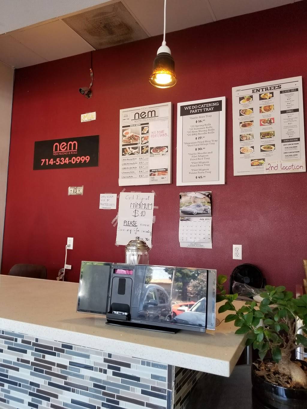 NEM | restaurant | 9792 Westminster Blvd, Garden Grove, CA 92844, USA | 7145340999 OR +1 714-534-0999