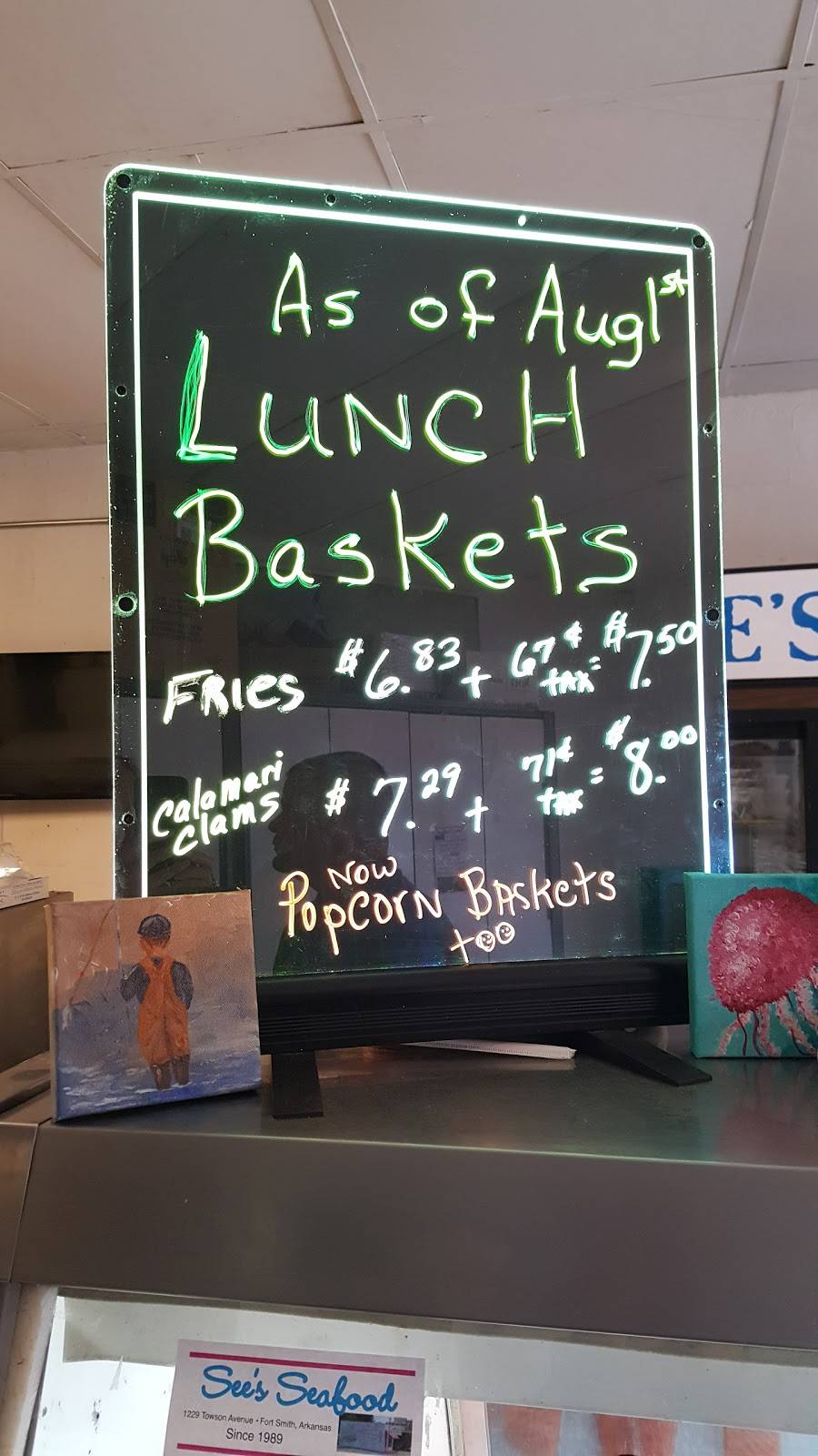 Sees Seafood | meal takeaway | 1229 Towson Ave, Fort Smith, AR 72901, USA | 4797837707 OR +1 479-783-7707