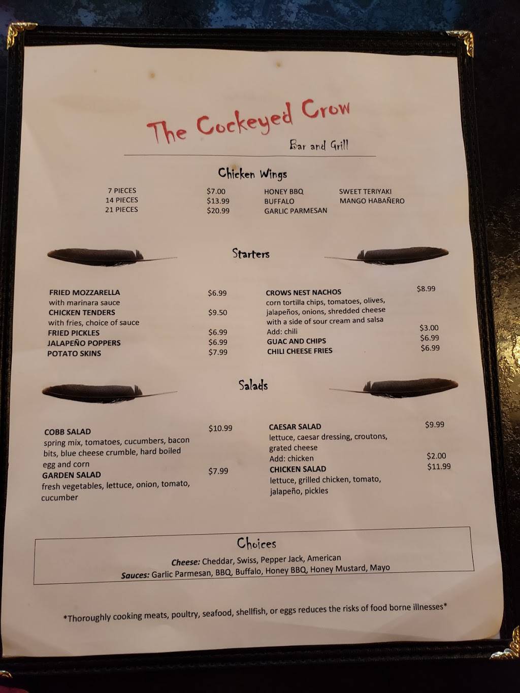 Cockeyed Crow Bar & Grill | restaurant | 630 Washington Ave, North Haven, CT 06473, USA | 2036919667 OR +1 203-691-9667