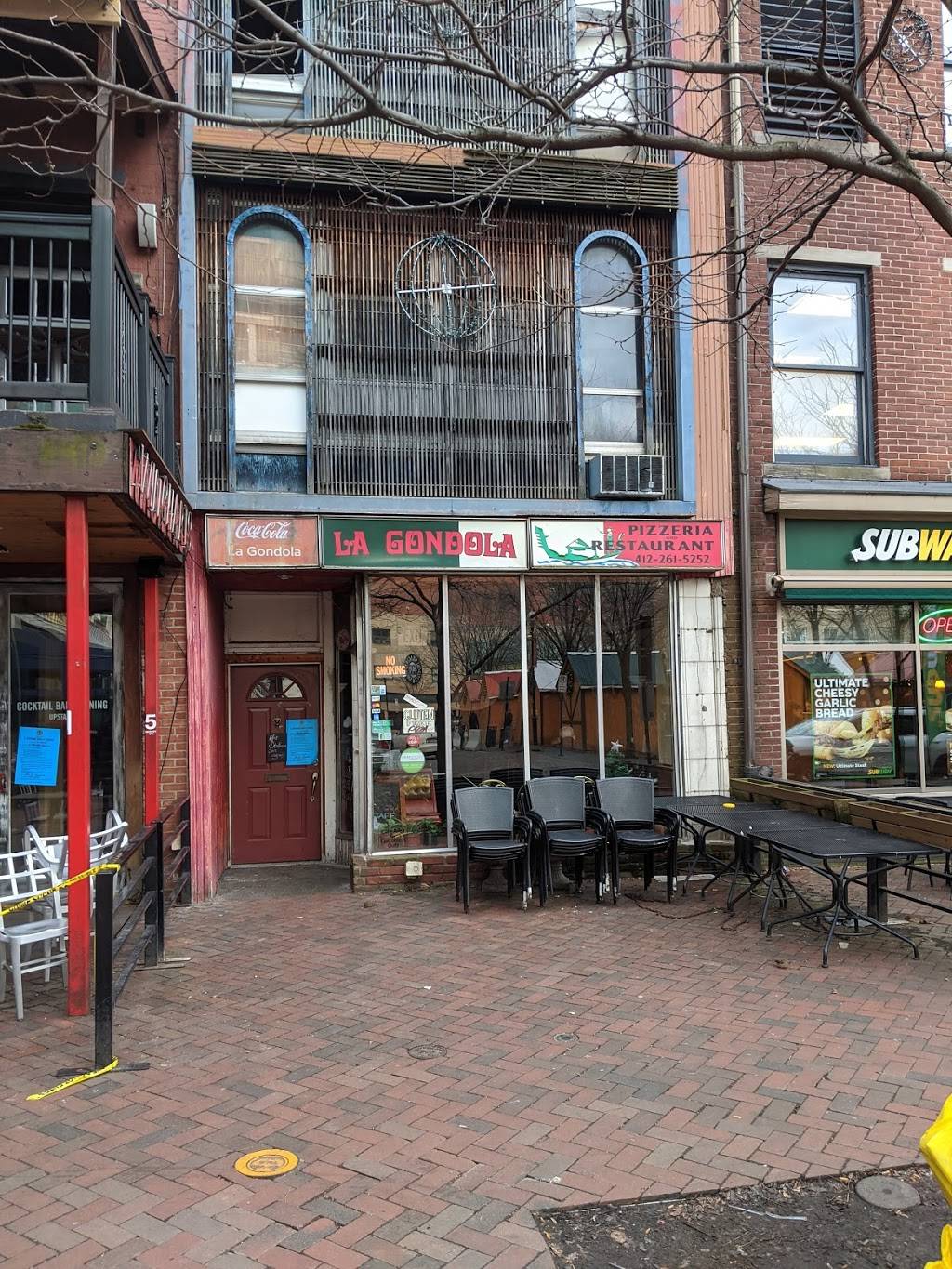 La Gondola Pizzeria | restaurant | 4 Market Square, Pittsburgh, PA 15222, USA | 4122615252 OR +1 412-261-5252