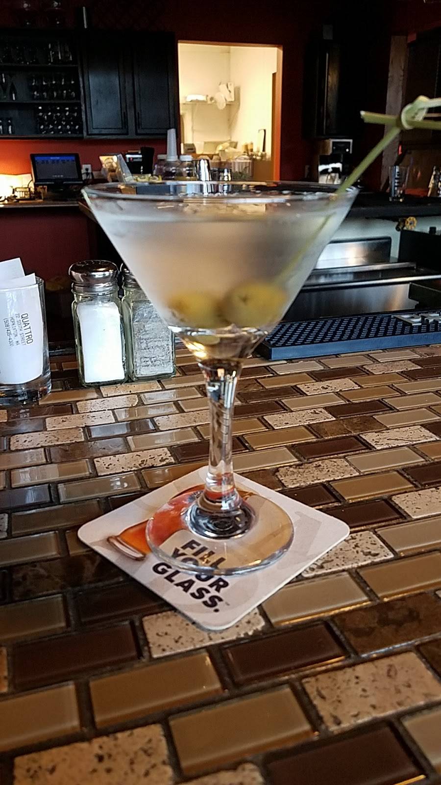 Quattro | restaurant | 22 South St, Hopkinton, MA 01748, USA | 5084354300 OR +1 508-435-4300