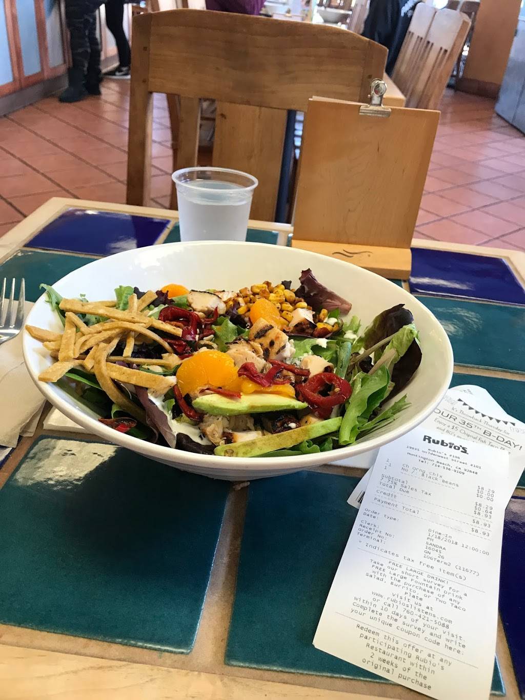 Rubios | restaurant | 19035 Goldenwest St #101, Huntington Beach, CA 92648, USA | 7145369109 OR +1 714-536-9109