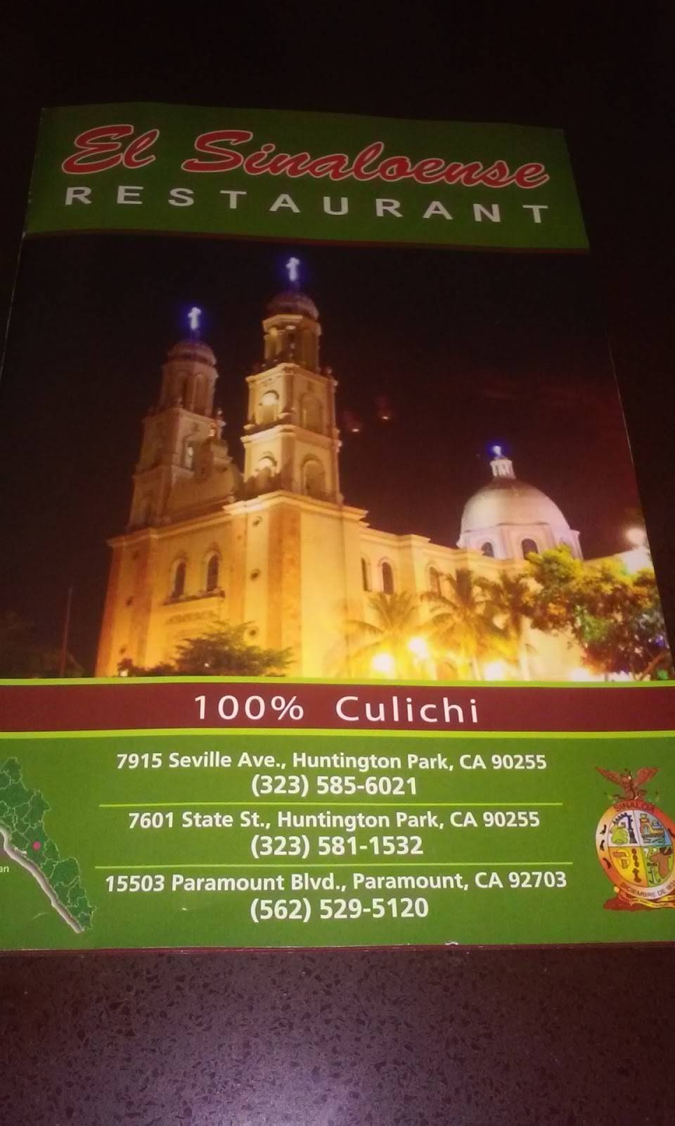 El Sinaloense Restaurant | restaurant | 7601 State St, Huntington Park, CA 90255, USA | 3235811532 OR +1 323-581-1532