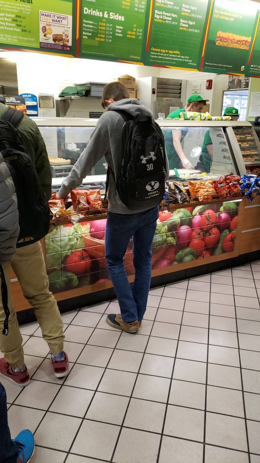Subway | restaurant | Cougareat Food Court Suite 2280, Brigham Young University, Ernest L. Wilkinson Student Center, Provo, UT 84602, USA | 8014224134 OR +1 801-422-4134