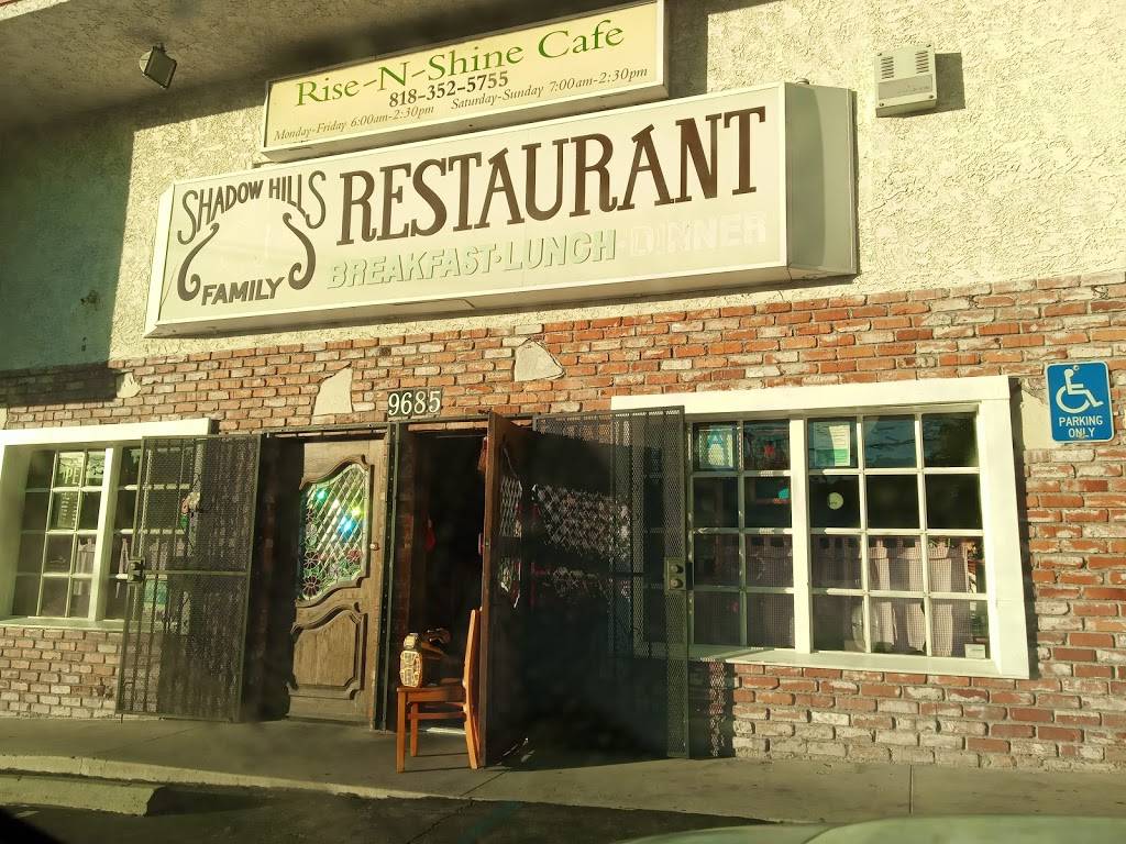 Rise N Shine Cafe | restaurant | 9685 Sunland Blvd, Shadow Hills, CA 91040, USA | 8183525755 OR +1 818-352-5755