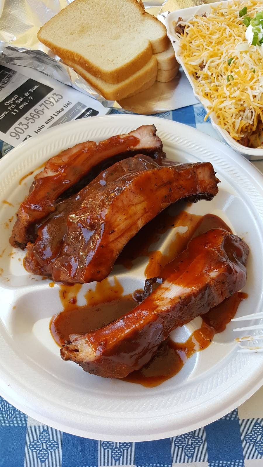 Restaurant Hickory Hill BBQ | restaurant | 20101 TX-31, Tyler, TX 75705, USA | 9035667923 OR +1 903-566-7923