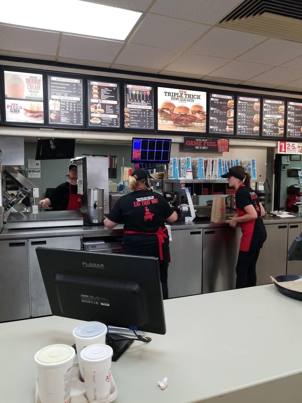 Arbys | restaurant | 2 Airway Ct, Bethalto, IL 62010, USA | 6182580571 OR +1 618-258-0571