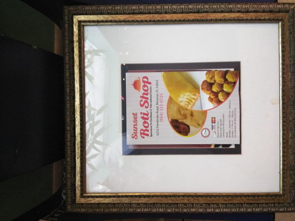 Hot Roti | restaurant | 6232 Pembroke Rd #6230, Miramar, FL 33023, USA | 9543220725 OR +1 954-322-0725