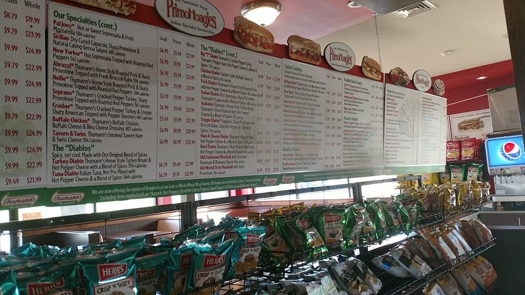 Primo Hoagies | meal takeaway | 1149 West Chester Pike, West Chester, PA 19382, USA | 4842660730 OR +1 484-266-0730