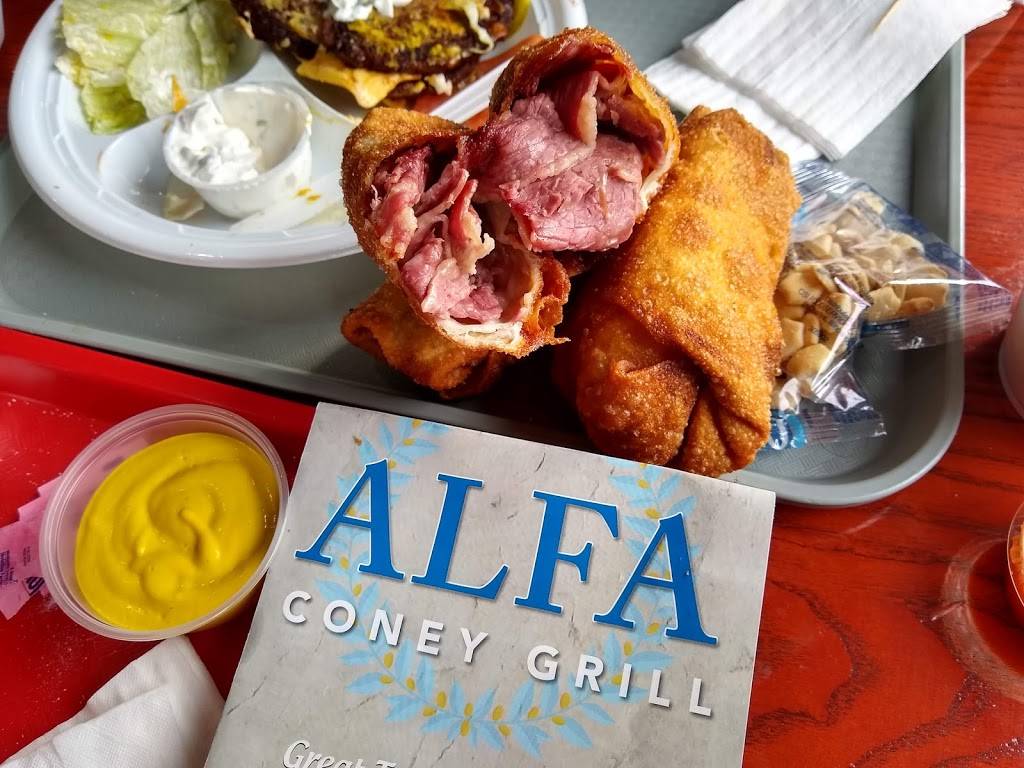 Alfa Coney Grill | restaurant | 7111 W Fort St, Detroit, MI 48209, USA | 3135515166 OR +1 313-551-5166