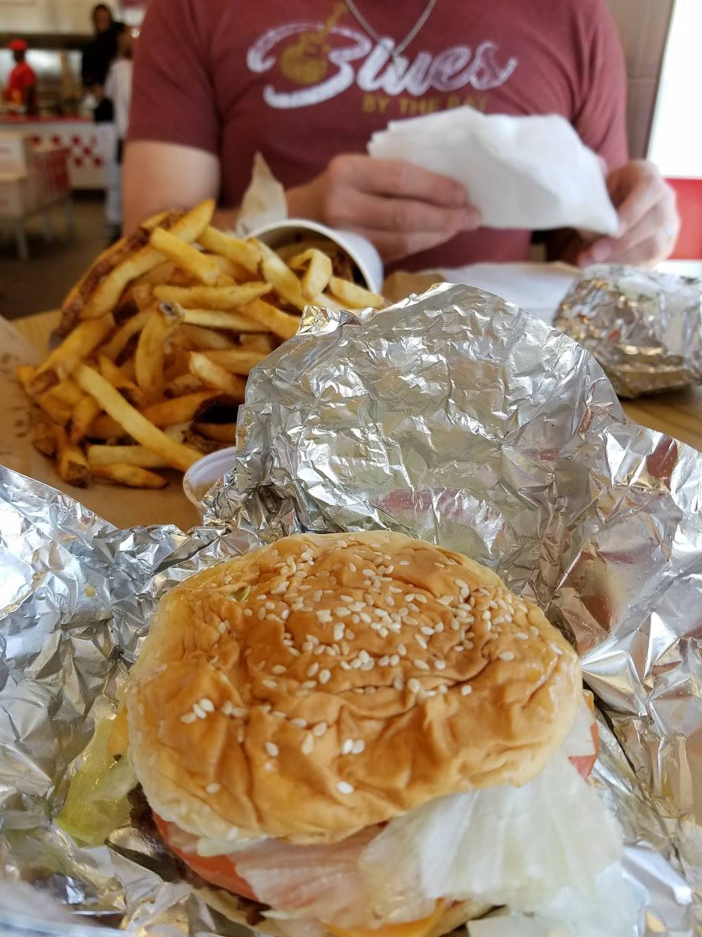 Five Guys | meal takeaway | 9808 E Washington St, Indianapolis, IN 46229, USA | 3178976752 OR +1 317-897-6752