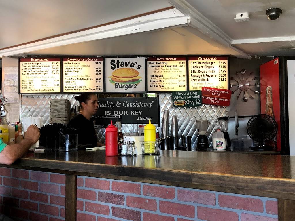 Steves Burgers | restaurant | 506 US-46, Garfield, NJ 07026, USA | 9737721770 OR +1 973-772-1770