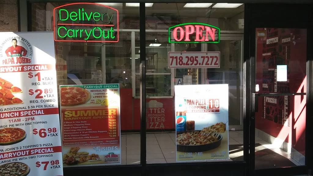 Papa Johns Pizza | restaurant | 1979 Jerome Ave, Bronx, NY 10453, USA | 7182957272 OR +1 718-295-7272
