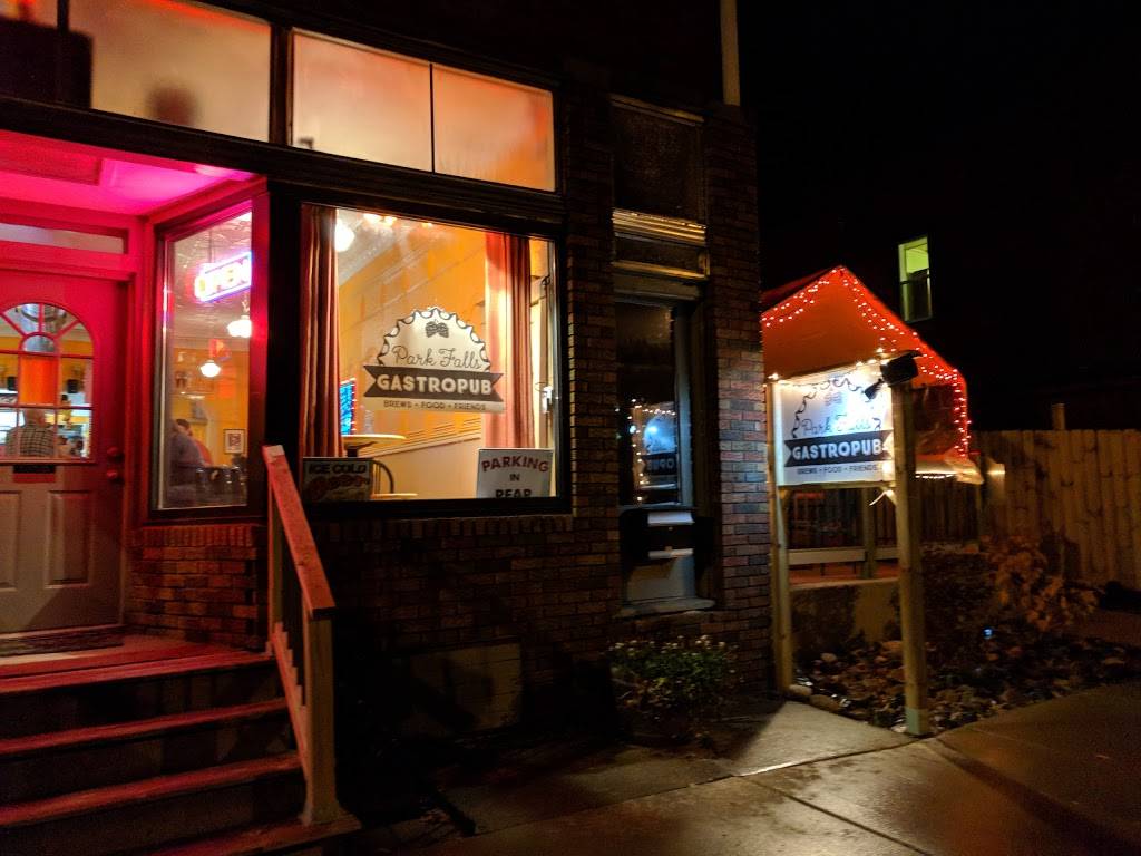 Park Falls Gastropub | restaurant | 124 S 4th Ave, Park Falls, WI 54552, USA | 7155189108 OR +1 715-518-9108