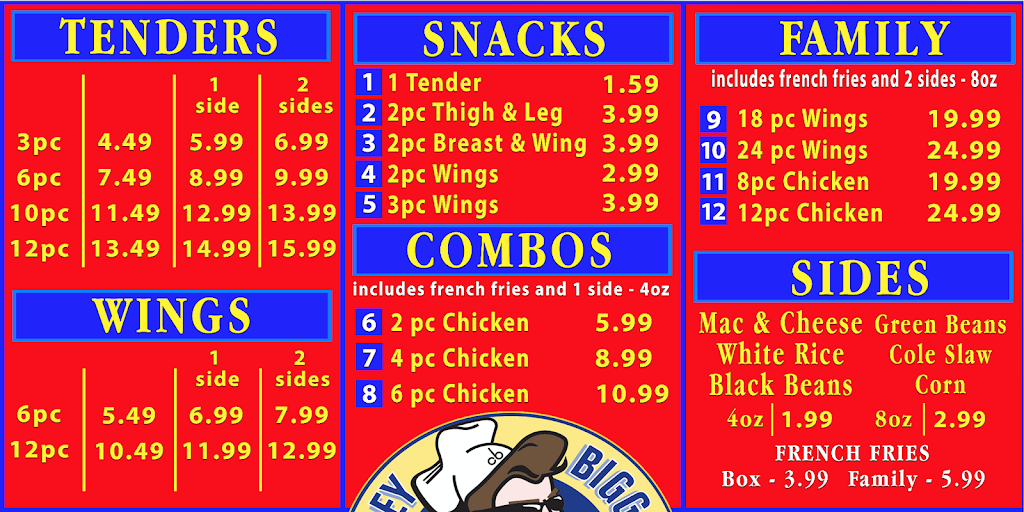 Charley Biggs Chicken and Sauce | restaurant | 1080 W Hallandale Beach Blvd, Hallandale Beach, FL 33009, USA | 9544553100 OR +1 954-455-3100