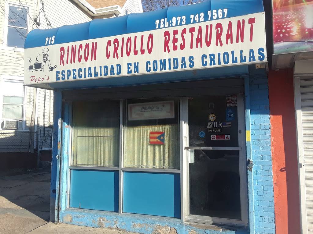 Rincon Criollo | restaurant | 715 E 18th St, Paterson, NJ 07501, USA | 9737427567 OR +1 973-742-7567