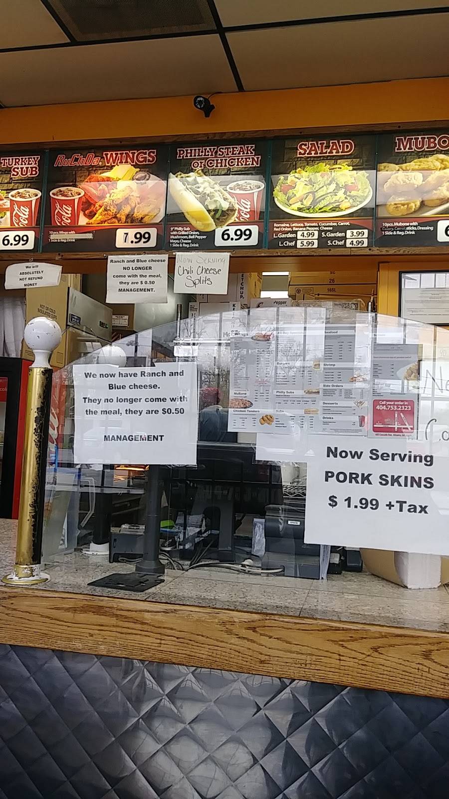 Mr. Bill Westside Wings | restaurant | 683 Cascade Ave SW, Atlanta, GA 30310, USA | 4047532323 OR +1 404-753-2323