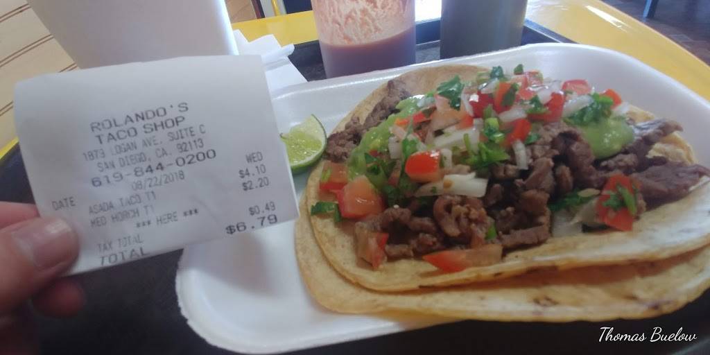 Rolandos Tacoshop #3 | restaurant | 1879 Logan Ave C, San Diego, CA 92113, USA | 6198440200 OR +1 619-844-0200