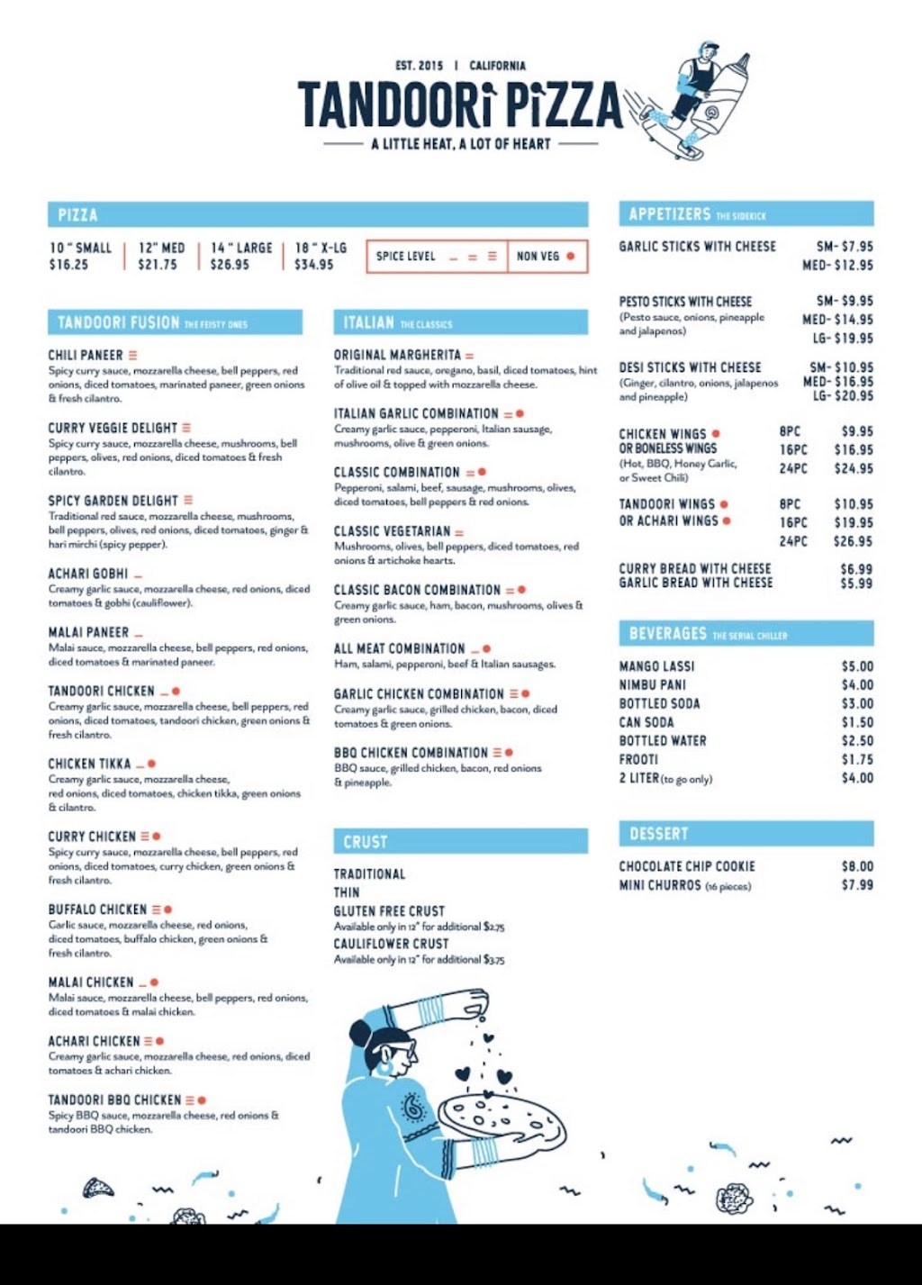 Tandoori Pizza | restaurant | 3227 S White Rd, San Jose, CA 95148, USA | 4086690090 OR +1 408-669-0090