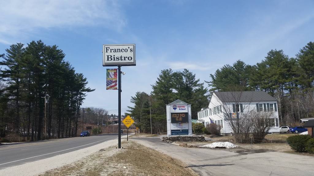 Francos Bistro | restaurant | 907 Roosevelt Trail, Windham, ME 04062, USA | 2078923700 OR +1 207-892-3700