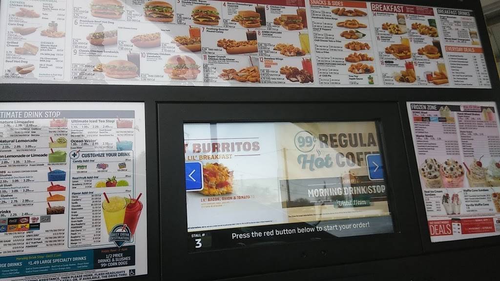 Sonic Drive-In | restaurant | 4740 LA-1, Raceland, LA 70394, USA | 9852975601 OR +1 985-297-5601